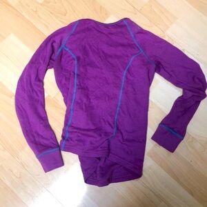 Girls purple thermal under shirt